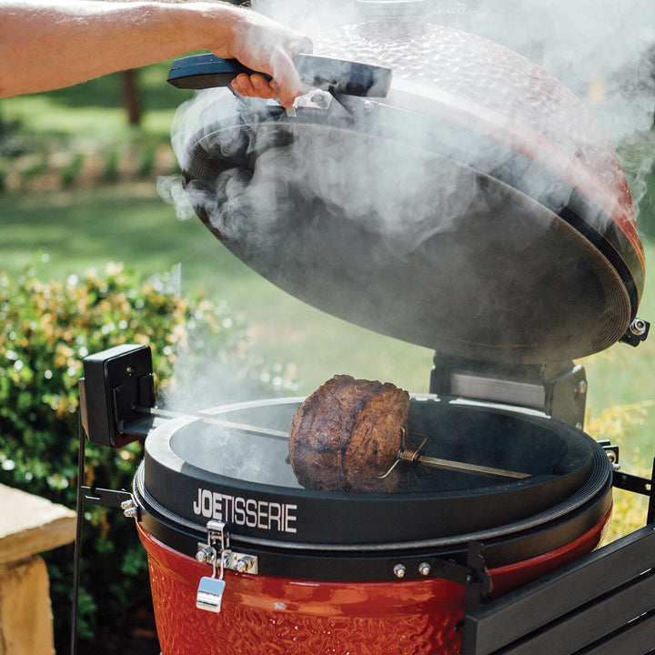Rotisserie-Aufsatz für Kamado Joe Classic I II III Edelstahl - Bild 4