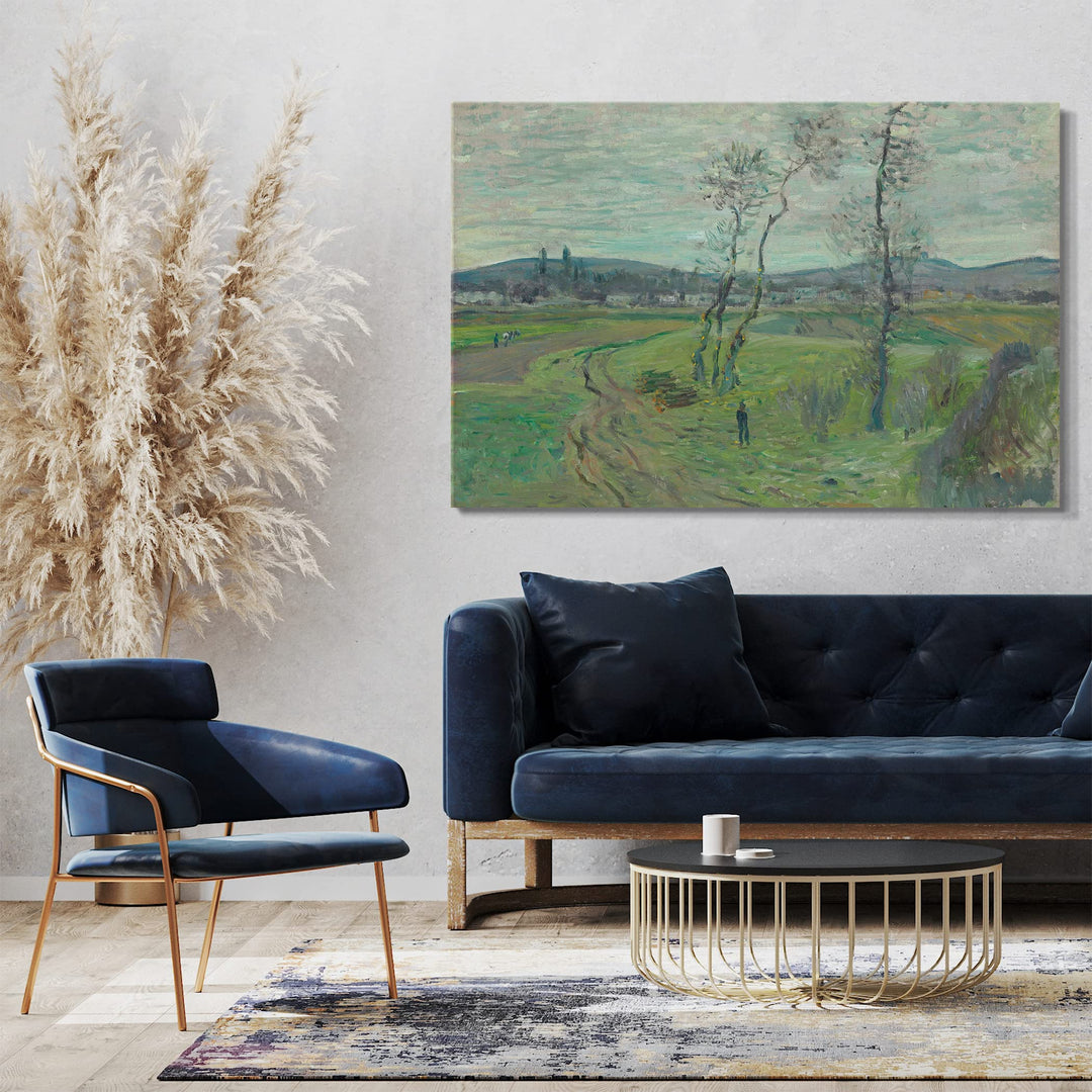 Leinwanddruck Monet Plaine de Gennevilliers 80x60cm Baumwolle - Bild 2