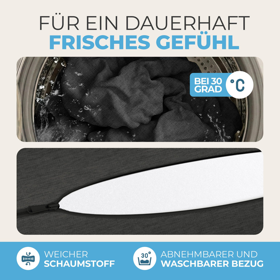 Klappmatratze Schaumstoff 15 cm dreifach faltbar 90x200 cm - Bild 6