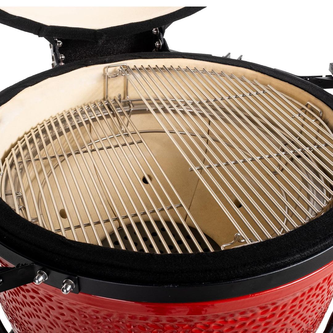 Grillrost Edelstahl halbrund für Kamado Big Joe I II III - Bild 2