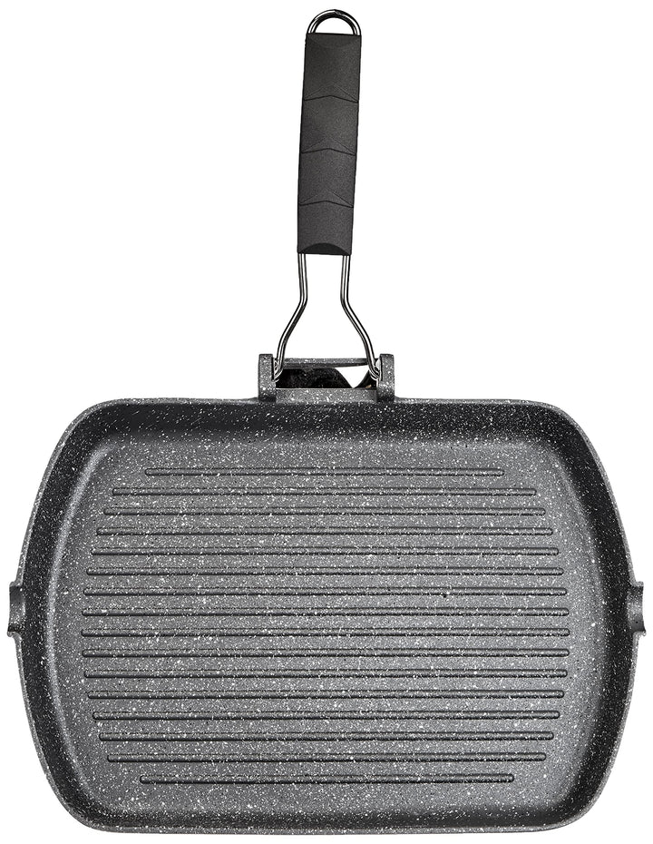 Grillpfanne Aluminium rechteckig 34x24 cm mit Antihaft-Beschichtung - Bild 5