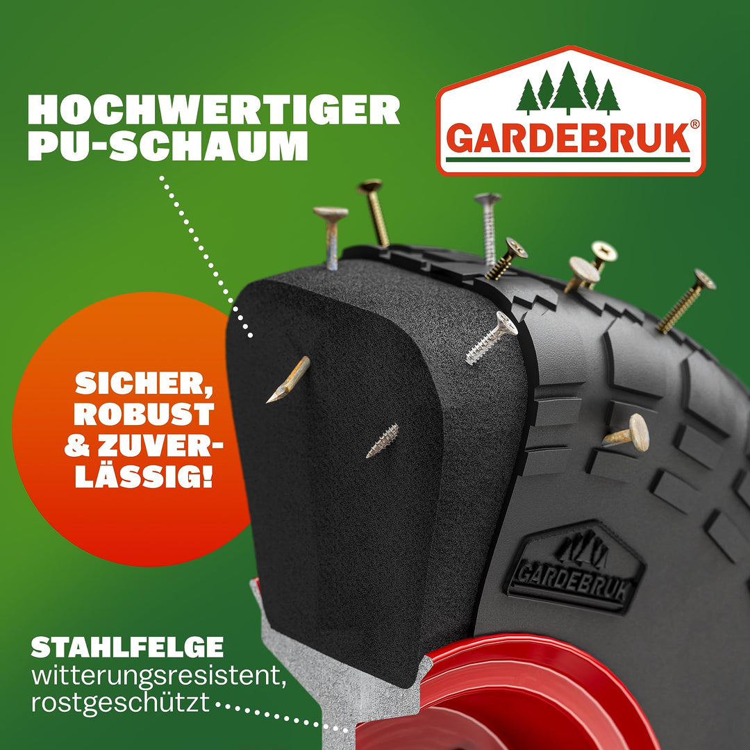Sackkarre klappbar 200 kg Vollgummirad Stahl für Umzug Baustelle - Bild 3