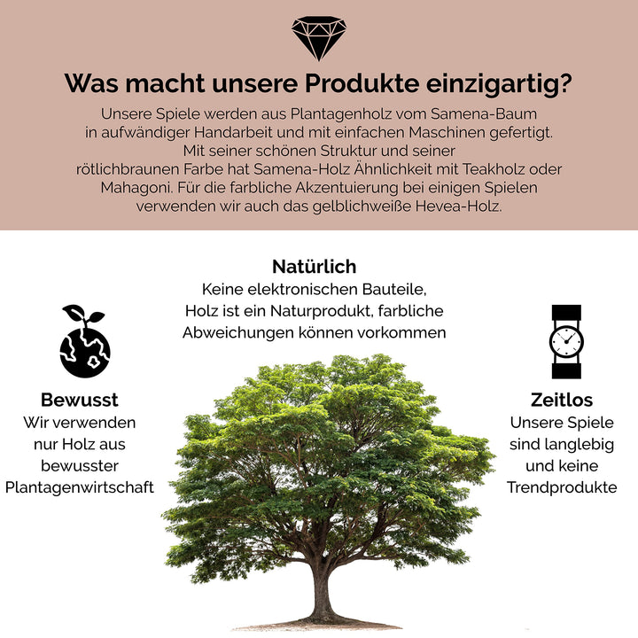 Rummy Legespiel Holz mit 108 Spielsteinen für 2–4 Spieler - Bild 7