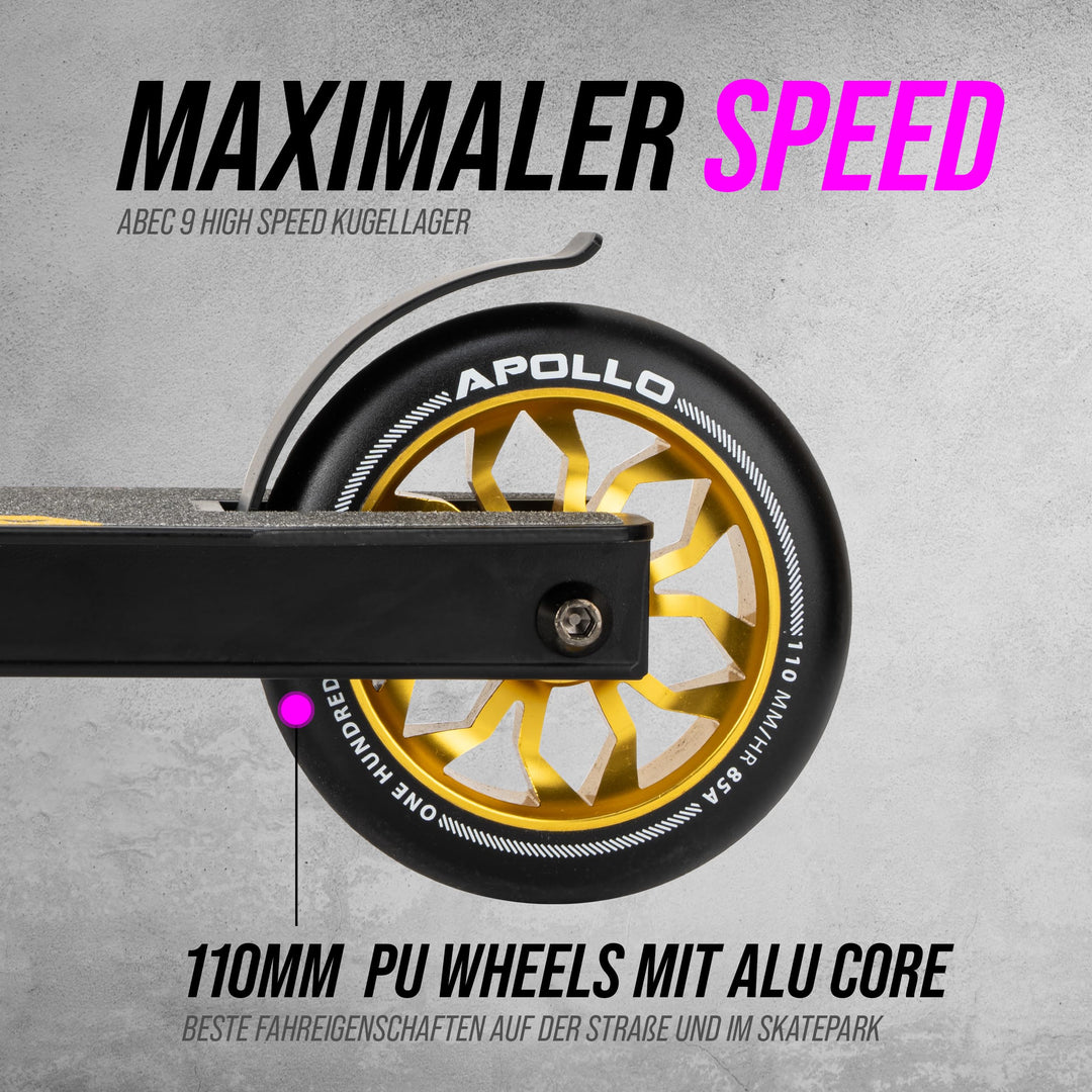 Stunt Scooter Aluminium 110mm Rollen ABEC-9 für Kinder ab 6 - Bild 3