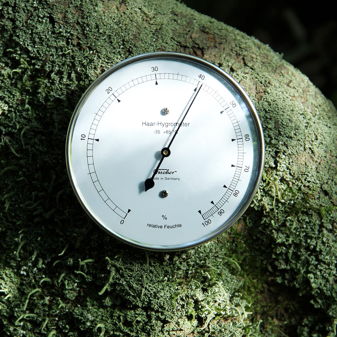 Haar-Hygrometer Edelstahl 103mm Ø für Aussen, 0–100% rF - Bild 5