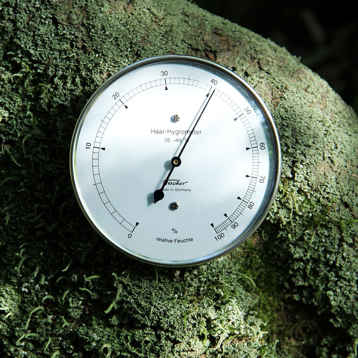 Haar-Hygrometer Edelstahl 103mm Ø für Aussen, 0–100% rF - Bild 5
