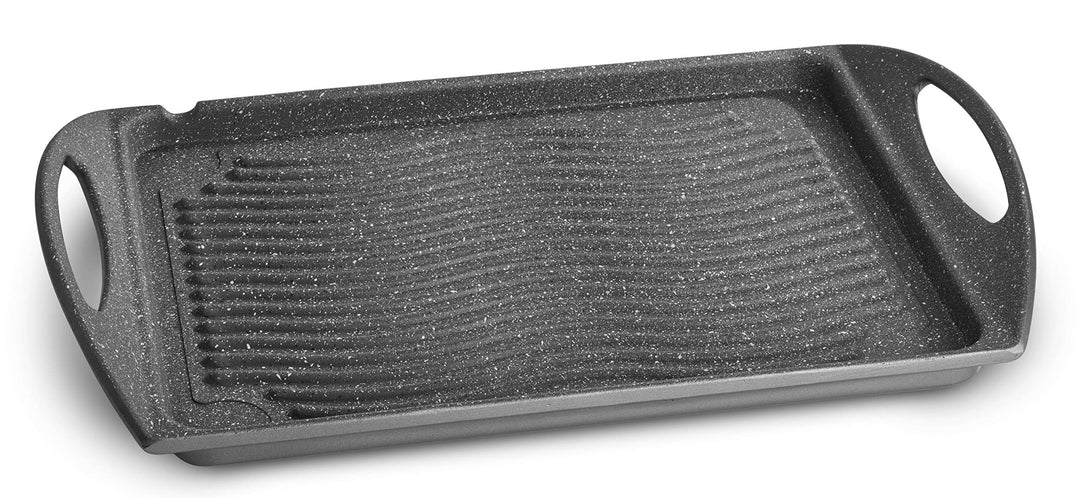 Grillplatte Aluguss mit Antihaftbeschichtung 34x26 cm Backofen