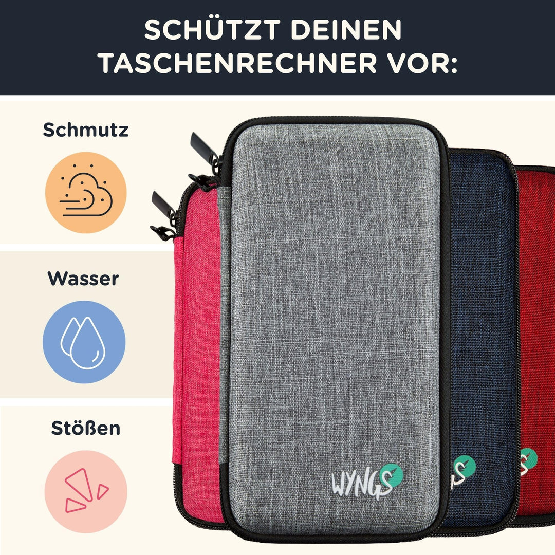 Wissenschaftlicher Taschenrechner 260+ Funktionen mit Schutztasche Schwarz - Bild 3