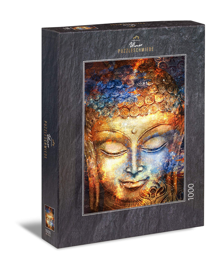 Puzzle Buddha-Kopf Aquarell 1000 Teile Made in Germany 68x48cm - Bild 7