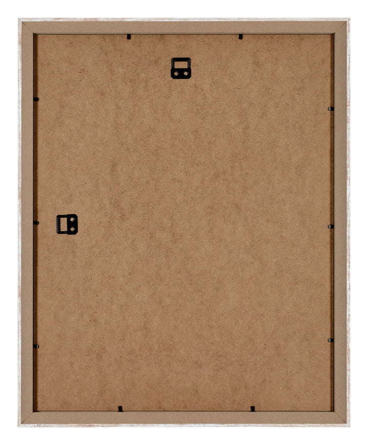 Bilderrahmen 40x55 cm White Wash MDF entspiegeltes Kunststoffglas - Bild 5