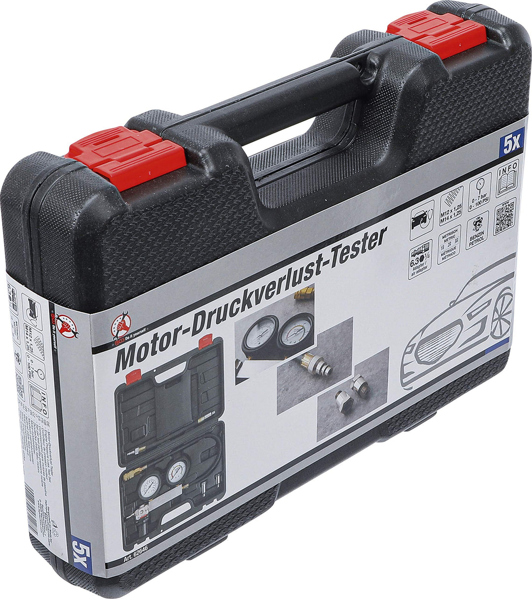 Motor-Druckverlust-Tester fuer Benzinmotoren M12 und M14 - Bild 6