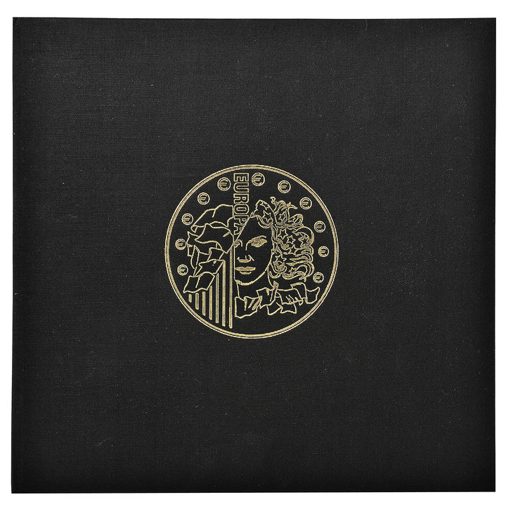 Münzalbum Ringbuch schwarz 5 Seiten für 215 Münzen 20-30mm