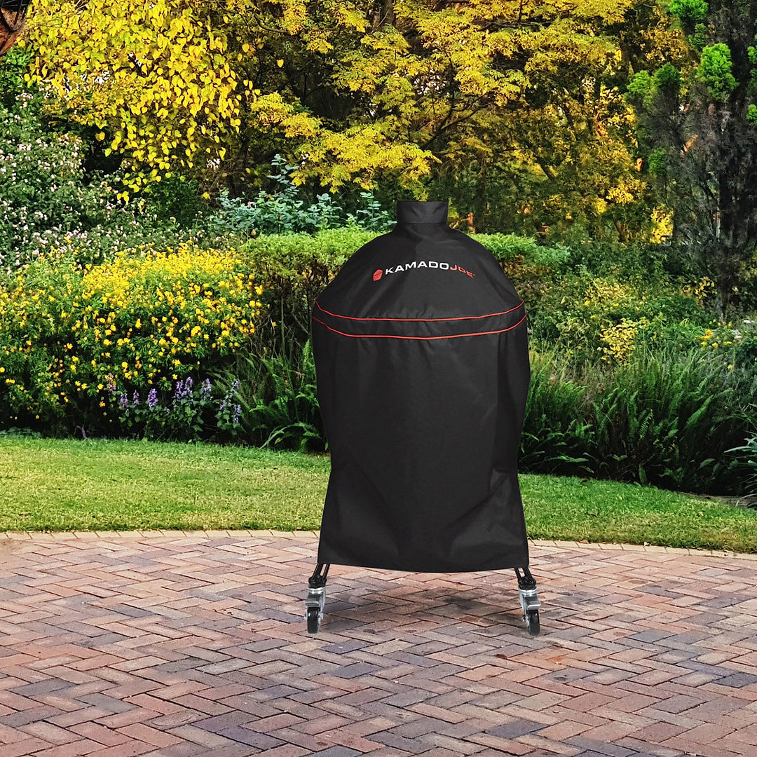 Grillhaube Polyester für Kamado Joe Big Joe wasserdicht 61 cm Schwarz - Bild 2