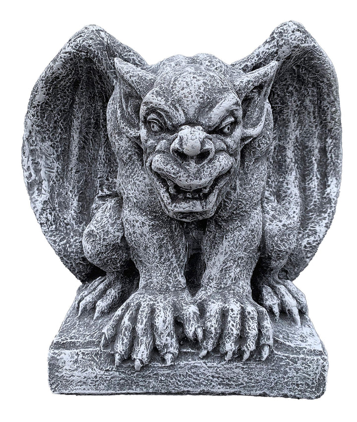 Gargoyle Torwächter Steinguss frostfest bis -30°C Gartenfigur