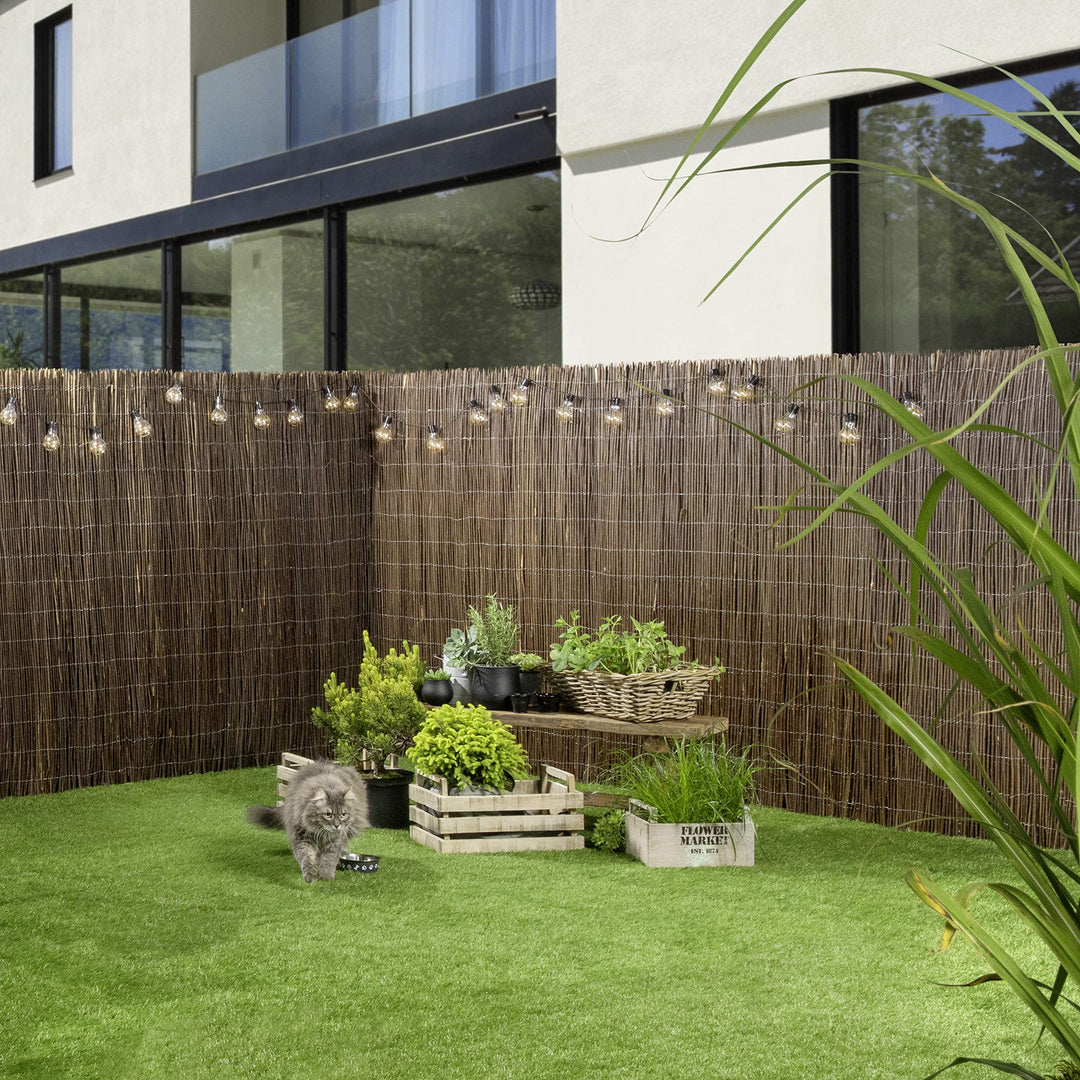 Sichtschutzmatte Weide Natur 90x300 cm für Garten und Terrasse - Bild 3