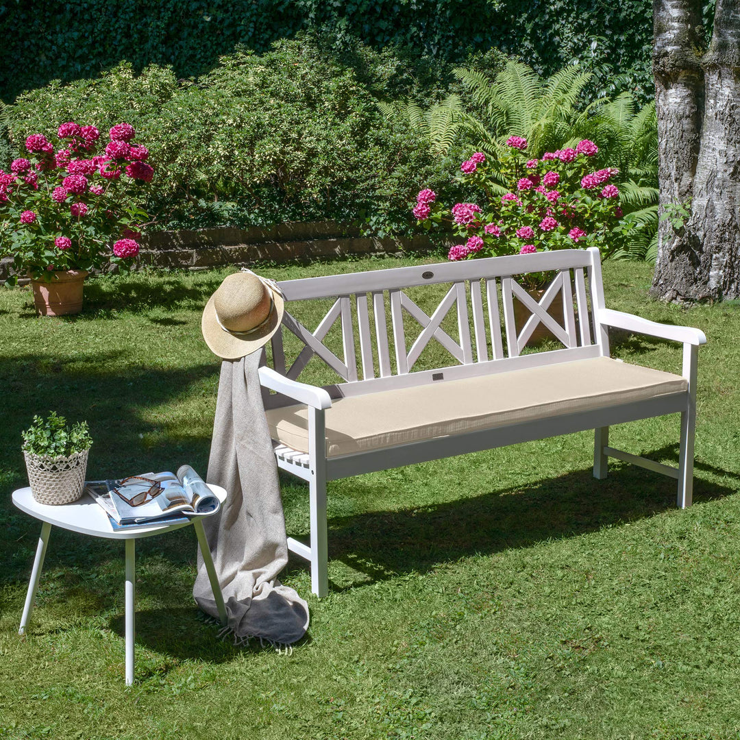 Bankauflage Outdoor wasserabweisend beige 220 g/m² Oeko-Tex - Bild 5