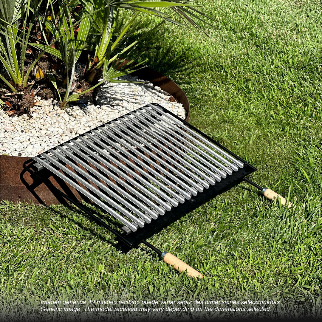 Grillrost Eisen 56 x 41 cm für Holzkohlegrill und Feuerschale - Bild 4
