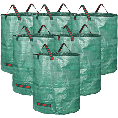 Gartensack 272 Liter 6er-Set Polypropylen faltbar für Grünschnitt