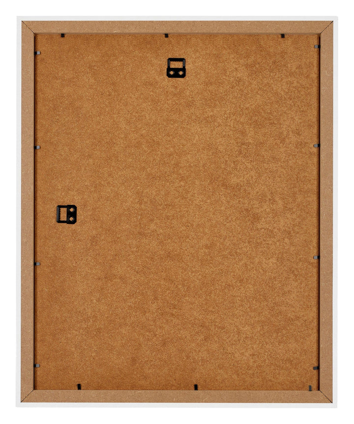 Bilderrahmen 50x65 cm Weiss Hochglanz MDF entspiegeltes Kunststoffglas - Bild 6