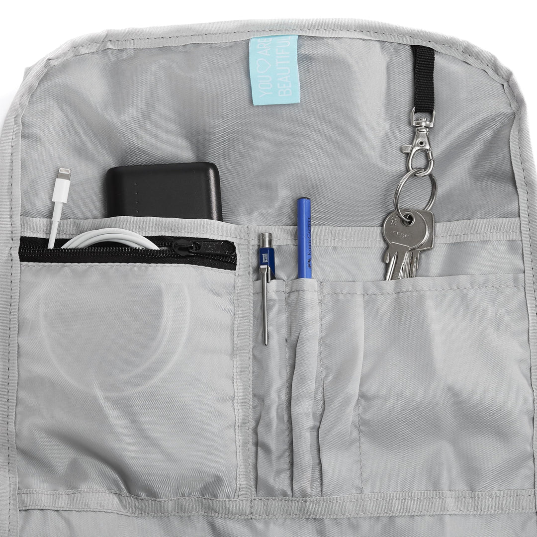 Rolltop Rucksack Damen 18-26L mit USB &amp; Laptopfach bis 17 Zoll - Bild 7